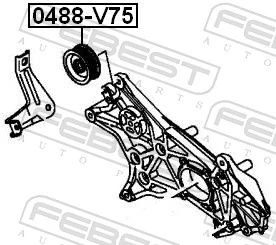 Ролик приводного ременя, паразитний Magneti Marelli MPQ1231 ціна, від 19.39 USD