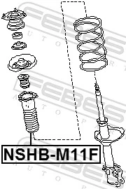 NSHBM11F Febest Пильник стійки передньої
