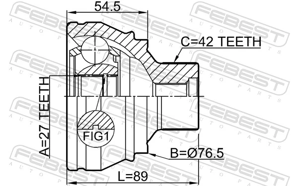 024683 GKN-Spidan Граната зовнішня