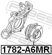 1782A6MR Febest Маточина задня