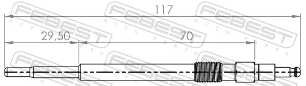 Свіча накалу NGK DP55 ціна, від 16.07 USD