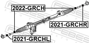 2022GRCH Febest Тяги кермові