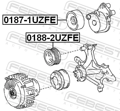 Купити 88909582 Opel Натяжний ролик