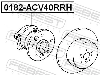 Купити 3DACF026F8DS MCB Маточина задня права