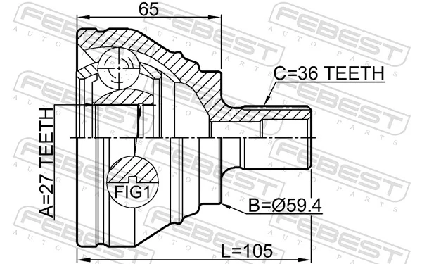 Граната колісна AND 3L498009 ціна, від 33.72 USD