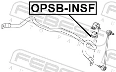 OPSBINSF Febest Втулка стабілізатора переднього