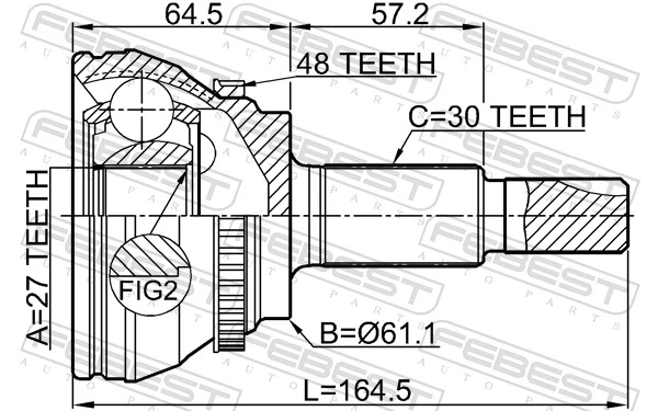 Граната колісна Optimal CW2934 ціна, від 33.09 USD