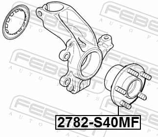 2782S40MF Febest Маточина (передня)