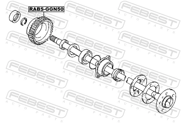 RABSGGN50 Febest Кільце АБС (ABS)