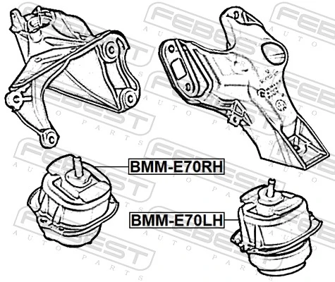 50505510 Fiat/Alfa/Lancia Ліва опора двигуна