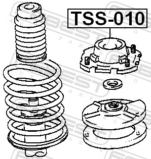 TSS010 Febest Опора амортизатора