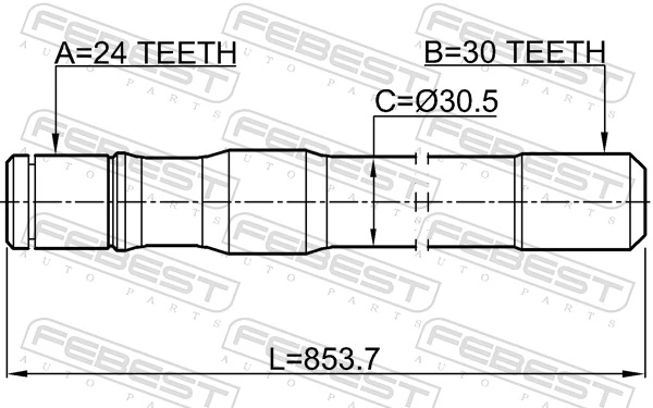 4341260140 Toyota Промвал