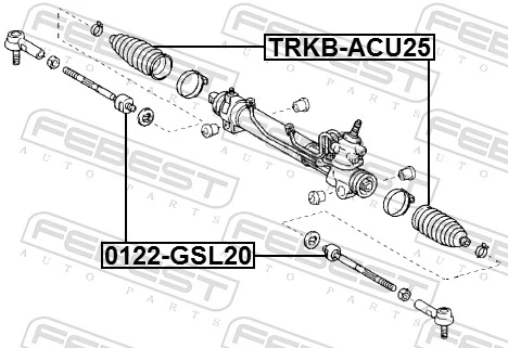 Тяги кермові на Toyota Sienna  L2