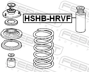 HSHBHRVF Febest Пильник стійки передньої
