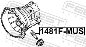 1481FMUS Febest Вилка зчеплення