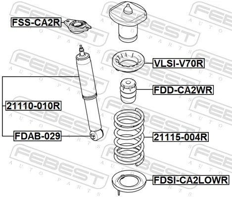  Задні пружини Ford Mondeo 4