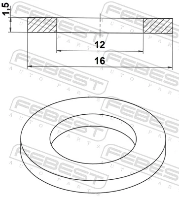 7119963140 BMW Прокладка пробки піддону двигуна