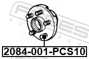 Купити 6502311 Fiat/Alfa/Lancia Шпилька колісна, задня