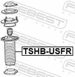 TSHBUSFR Febest Пильник стійки задньої