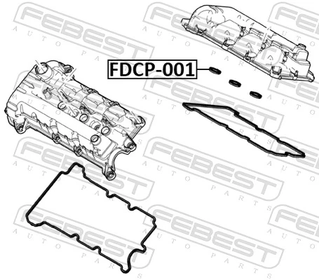 FDCP001 Febest Кільце ущільнювальне свічкового колодязя