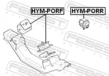 HYMPORR Febest Опора кпп