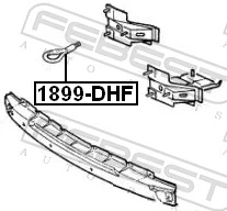 Крюк буксирувальний передній на Opel Astra H L35