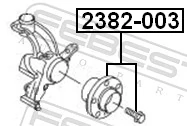 2382003 Febest Маточина (передня)