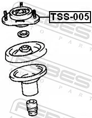 TSS005 Febest Кріплення переднього амортизатора