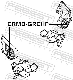 CRMBGRCHF Febest Ліва опора двигуна