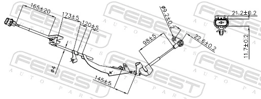 4670A595 Chrysler Сенсор АБС