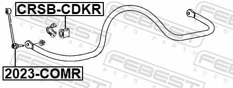 K52089485AE Fiat/Alfa/Lancia Втулка стабілізатора заднього