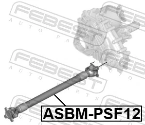 ASBMPSF12 Febest Кардан передній