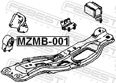 Передня опора двигуна Polcar S2245018