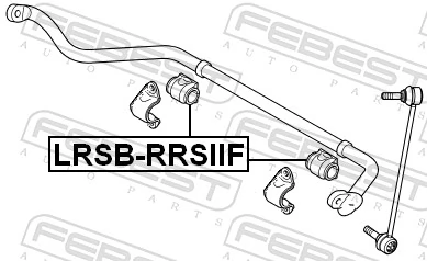 LRSBRRSIIF Febest Втулка стабілізатора переднього