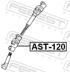 AST120 Febest Хрестовина рульового механізму, верхня