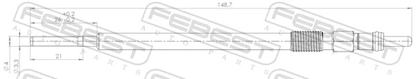 Купити UY35A Magneti Marelli Свічка накалу