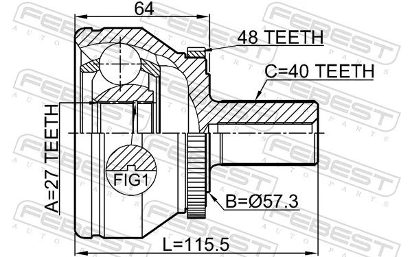 Граната колісна BGA CV9707A ціна, від 36.55 USD