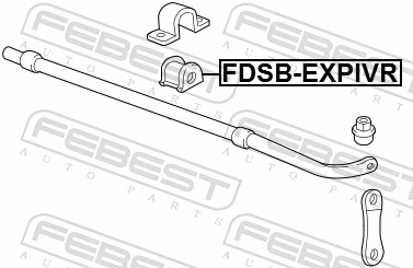 FDSBEXPIVR Febest Прокладка стабільзатора заднього