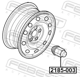 Гайка колеса на Ford Explorer  U5