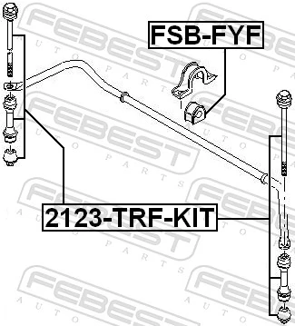Стійка стабілізатора переднього FSE11732001 Fase