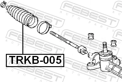 TRKB005 Febest Пильник рульової