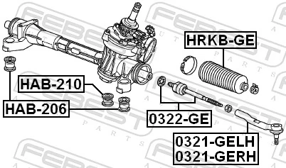 Накінечник рульової тяги, зовнішній Lemforder 36743