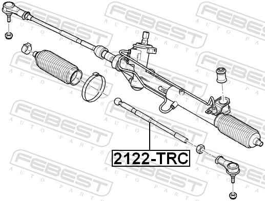2122TRC Febest Тяги кермові