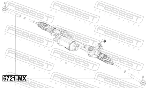 Рульовий наконечник RH016038 Reinhoch