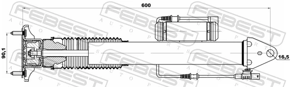 Амортизатор задній AND 30513016 ціна, від 111.26 USD