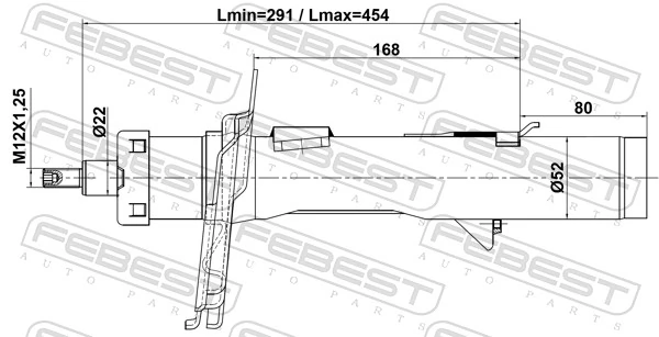 8053GL Magneti Marelli Ліва передня стійка