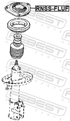 Подушка амортизатора переднього Raiso RC01536