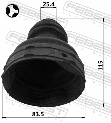 Купити Пильник ШРУСа внутрішній Renault Trafic II FL