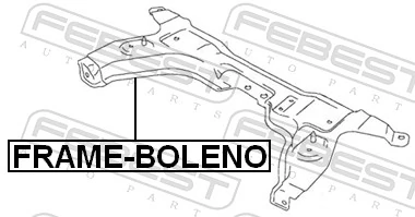 FRAMEBOLENO Febest Передня балка