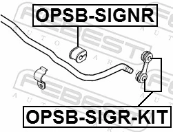 OPSBSIGRKIT Febest Втулка стійки заднього стабілізатора